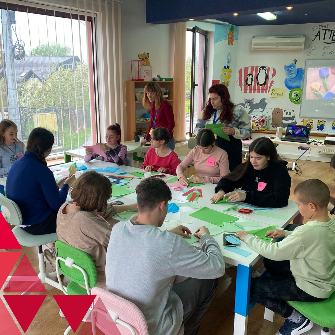 Arbeit mit Geflüchteten im Camp ROUA des YMCA Rumänien