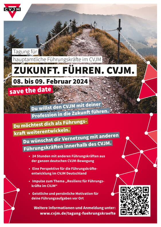 Ankündiger Tagung für Führungskräfte im CVJM 2024