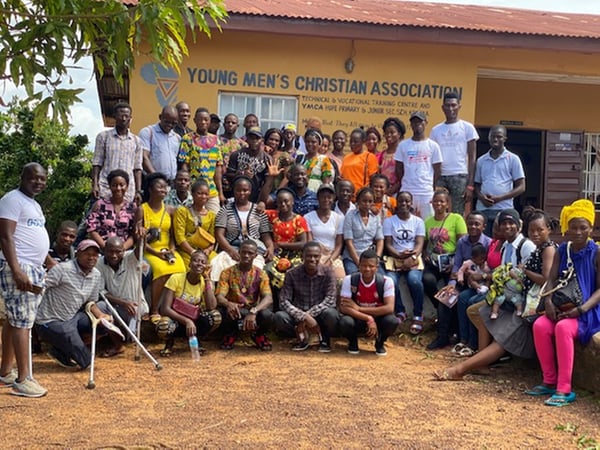 Aus einem Programm des YMCA Kenema in Sierra Leone