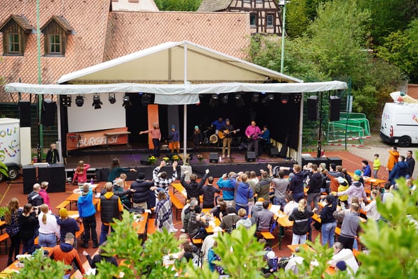 Auf der Burg Wernfels wurde in diesem Jahr beim Burgfest international gefeiert