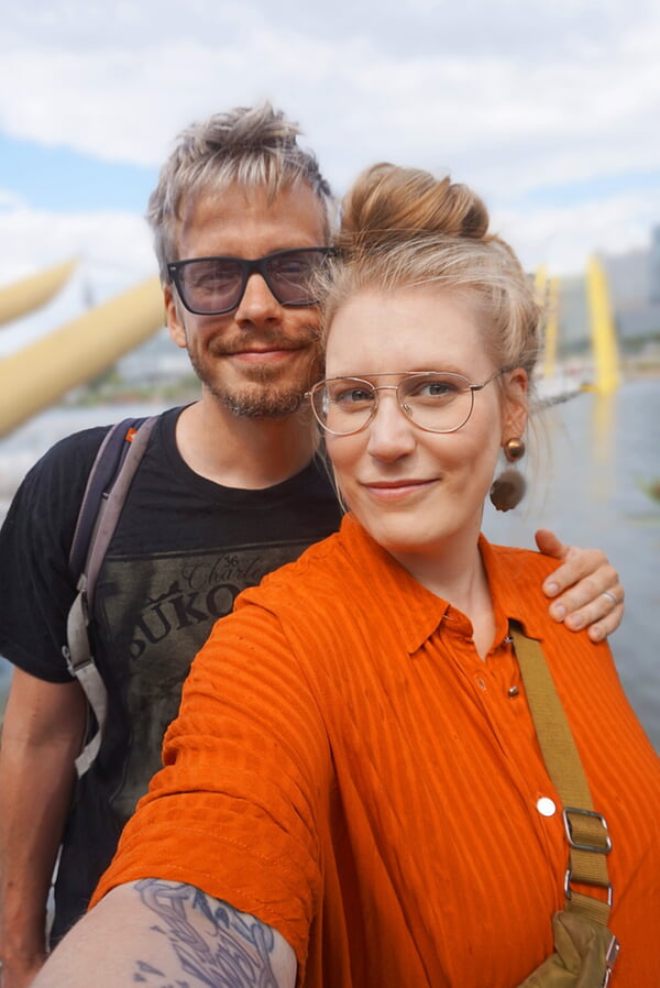 Petra Lampe mit ihrem Mann Karsten