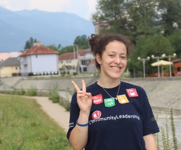 Teilnehmerin einer Jugendleiterschulung im YMCA Kosovo