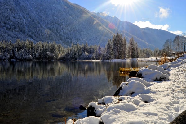 Der Hintersee in Ramsau