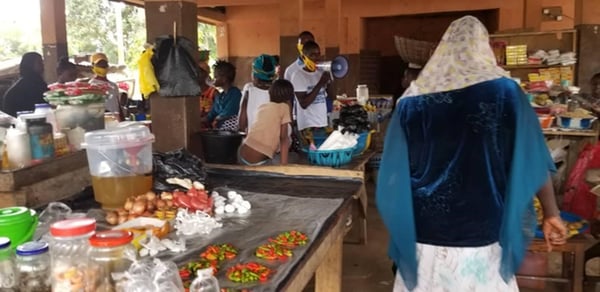 Teilnehmende in einem Ausbildungsprogramm des YMCA Sierra Leone