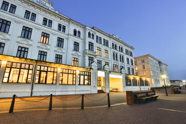 Das CVJM-Gästehaus Victoria auf Borkum (Bildnachweis: Johannes Hahn)