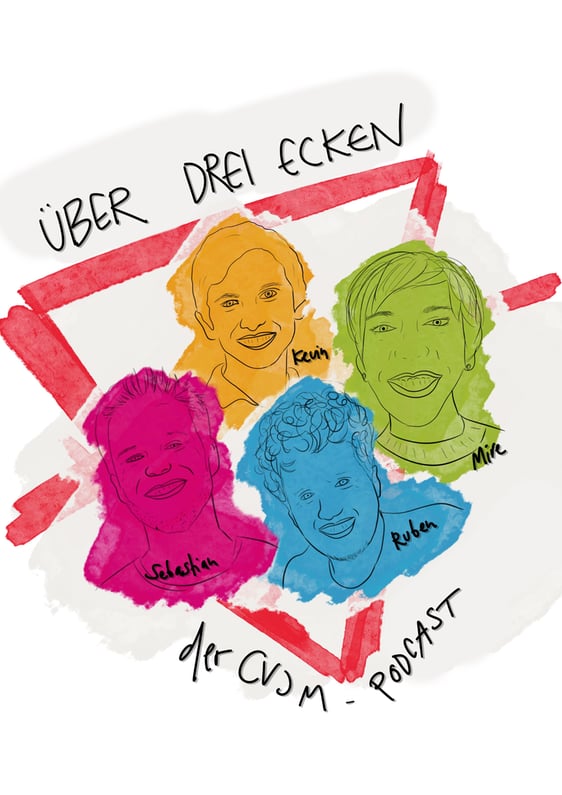 Podcast Über drei Ecken