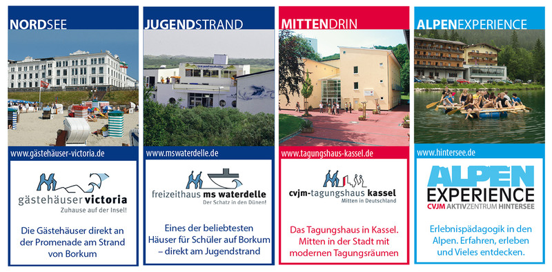 Die Gästehäuser des CVJM Deutschland